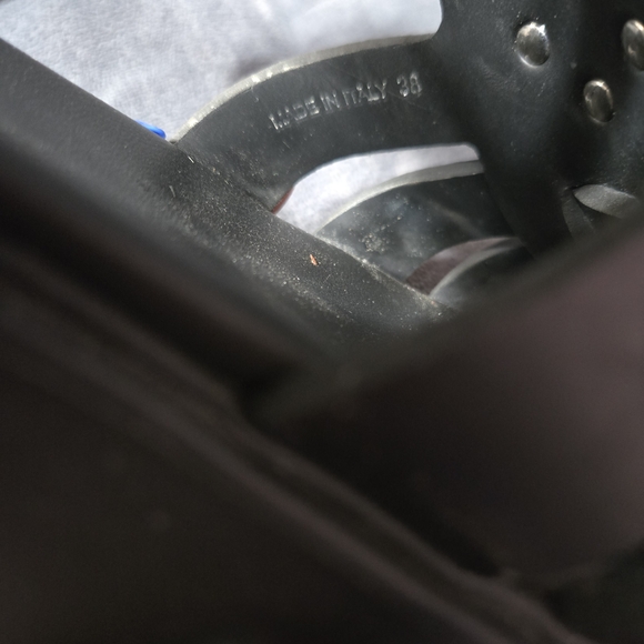 PRADA Monolith Black rubber sandals Size 38 / 7.5 - Picture 10 of 13